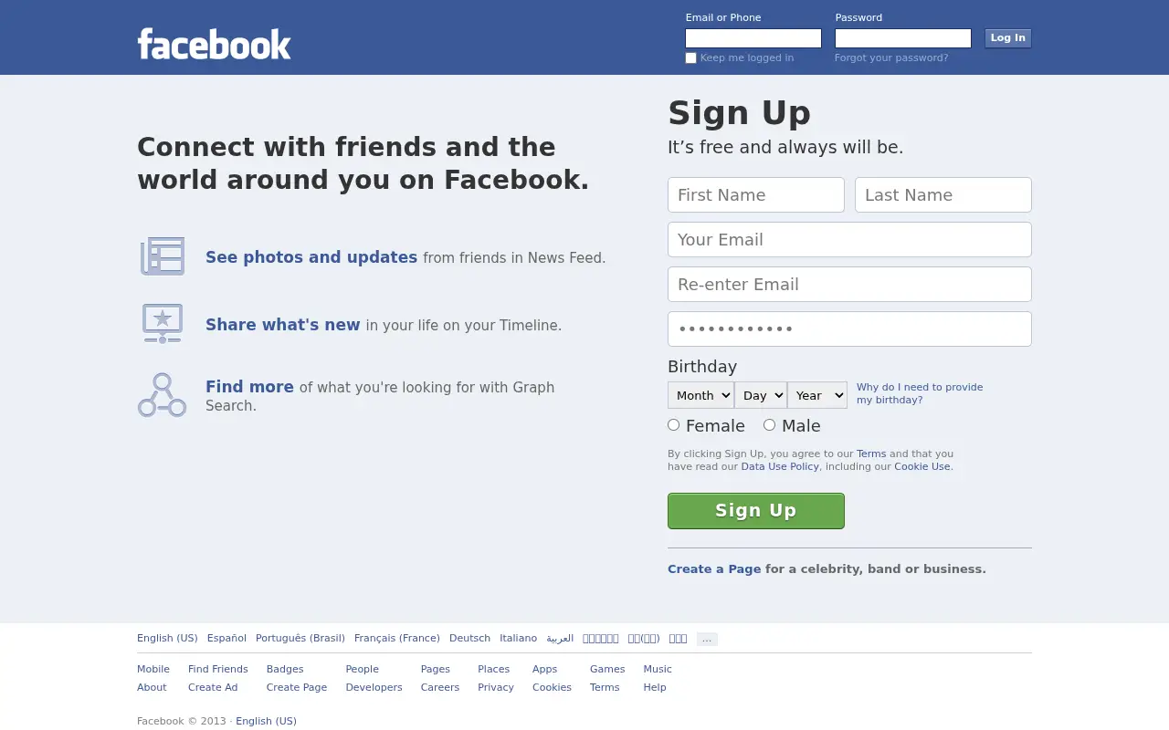 action.com in 2013