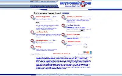 forter.com in 2001