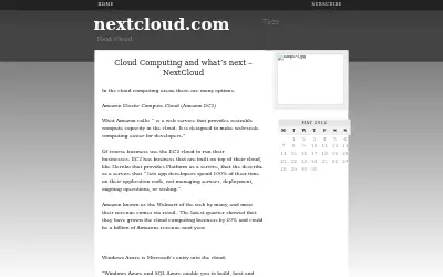 nextcloud.com in 2012