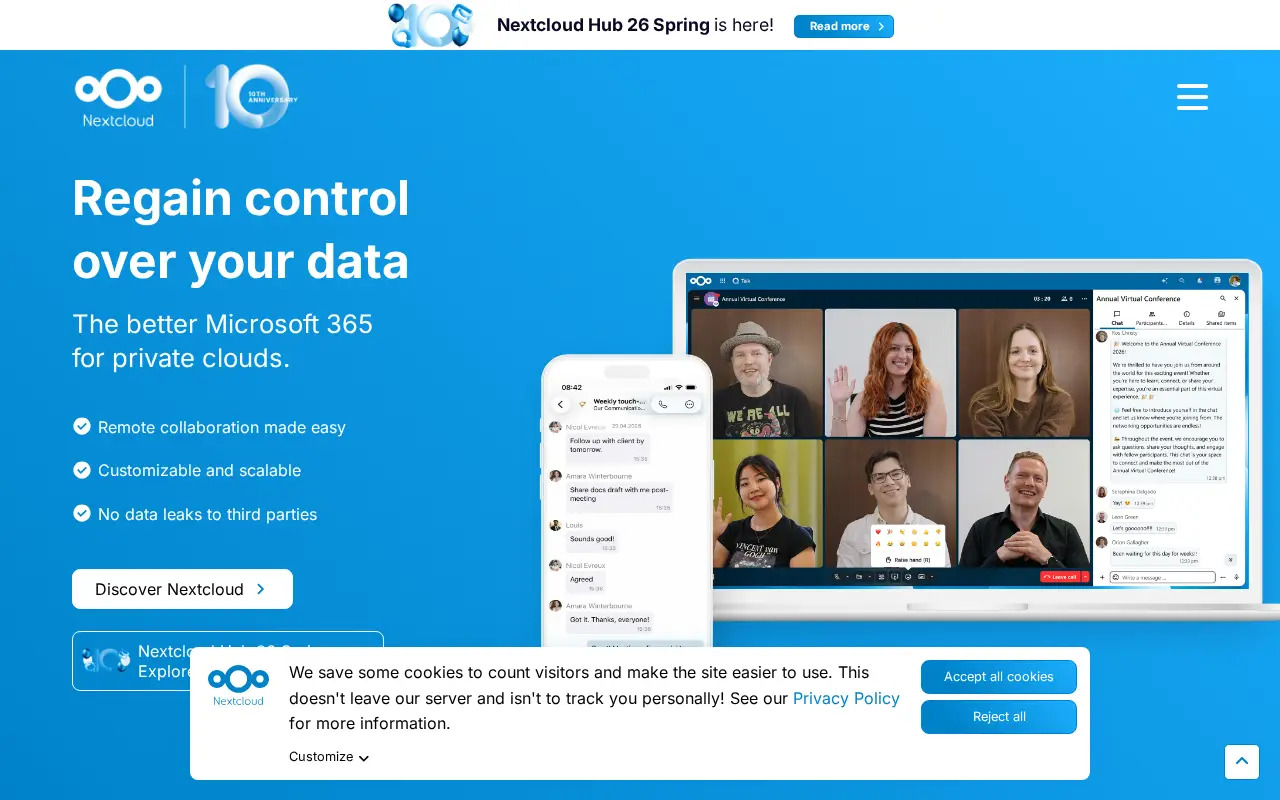 nextcloud.com on June 30, 2026