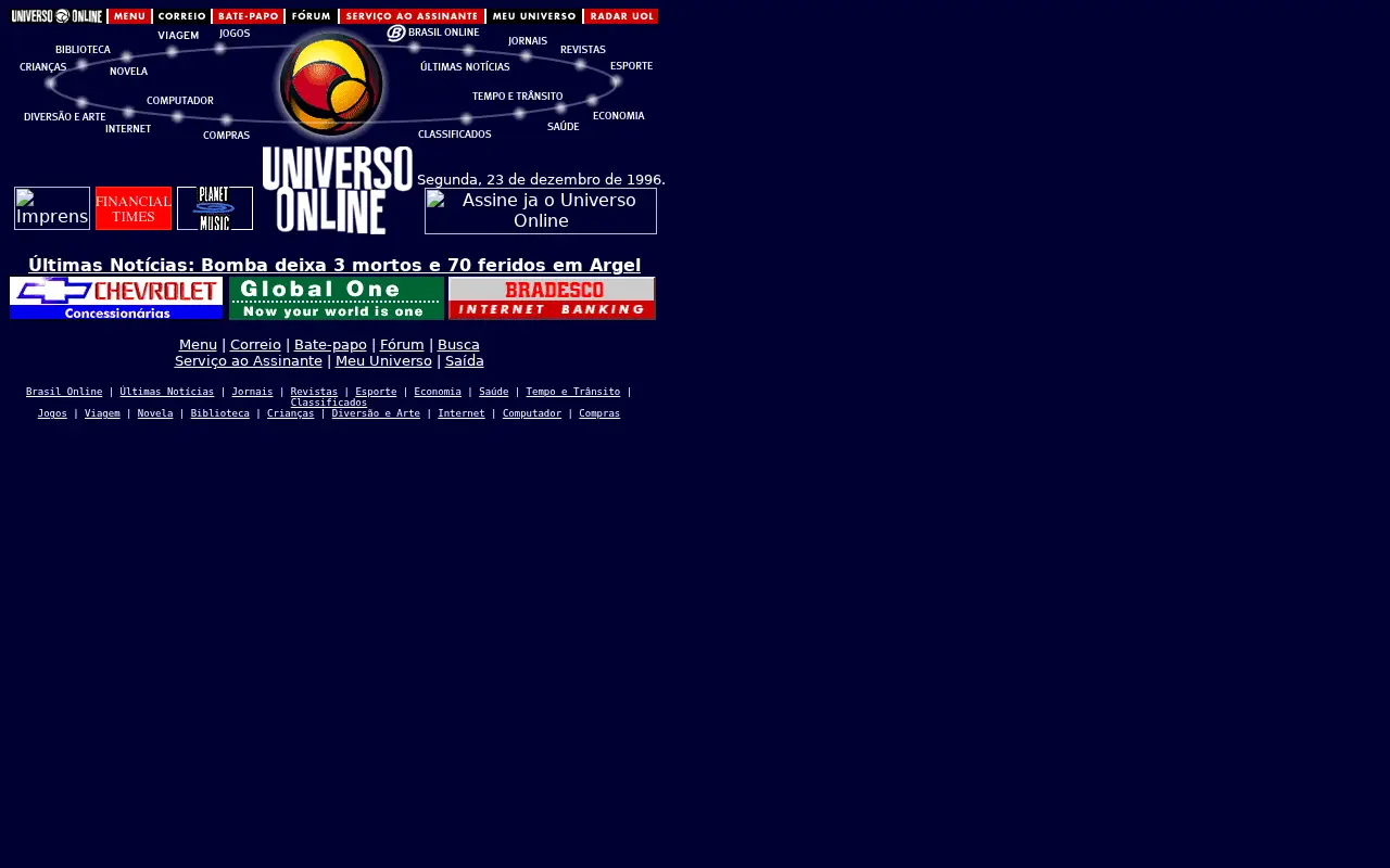 uol.com.br in 1996