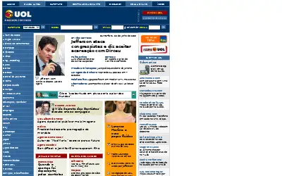 uol.com.br in 2005
