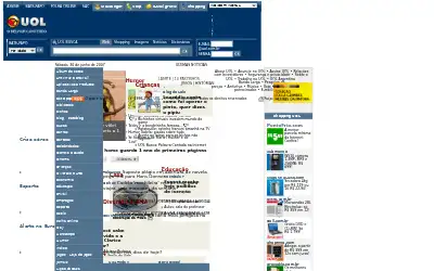 uol.com.br in 2007