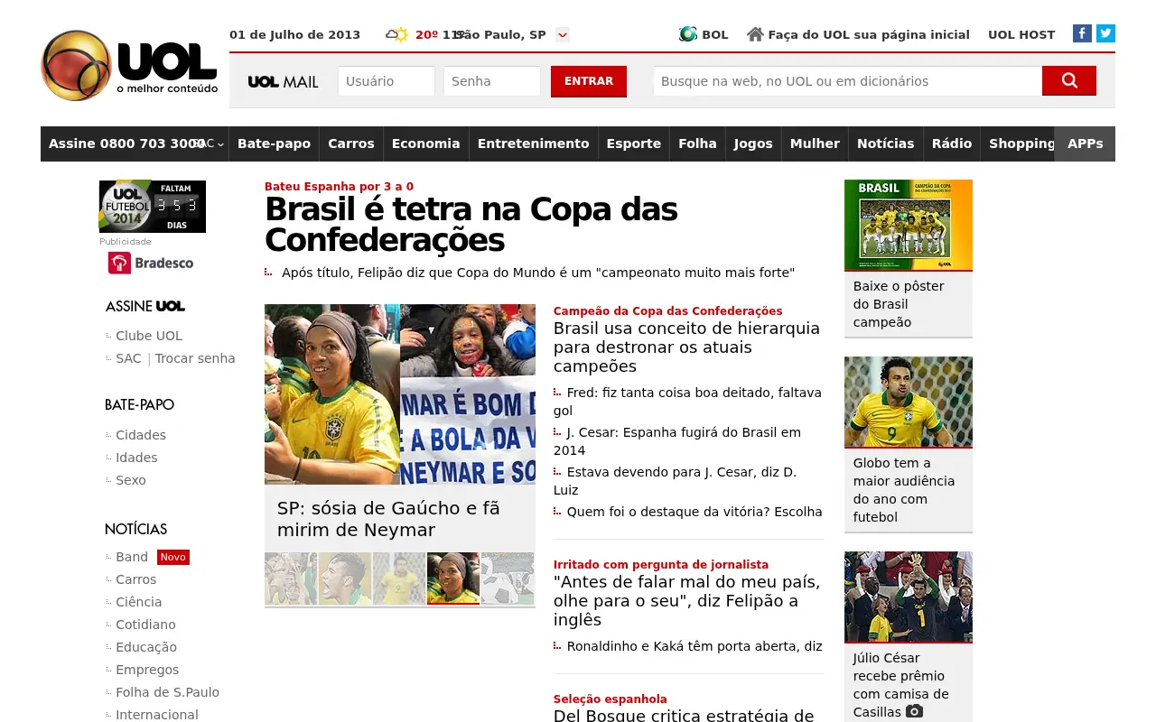 uol.com.br in 2013