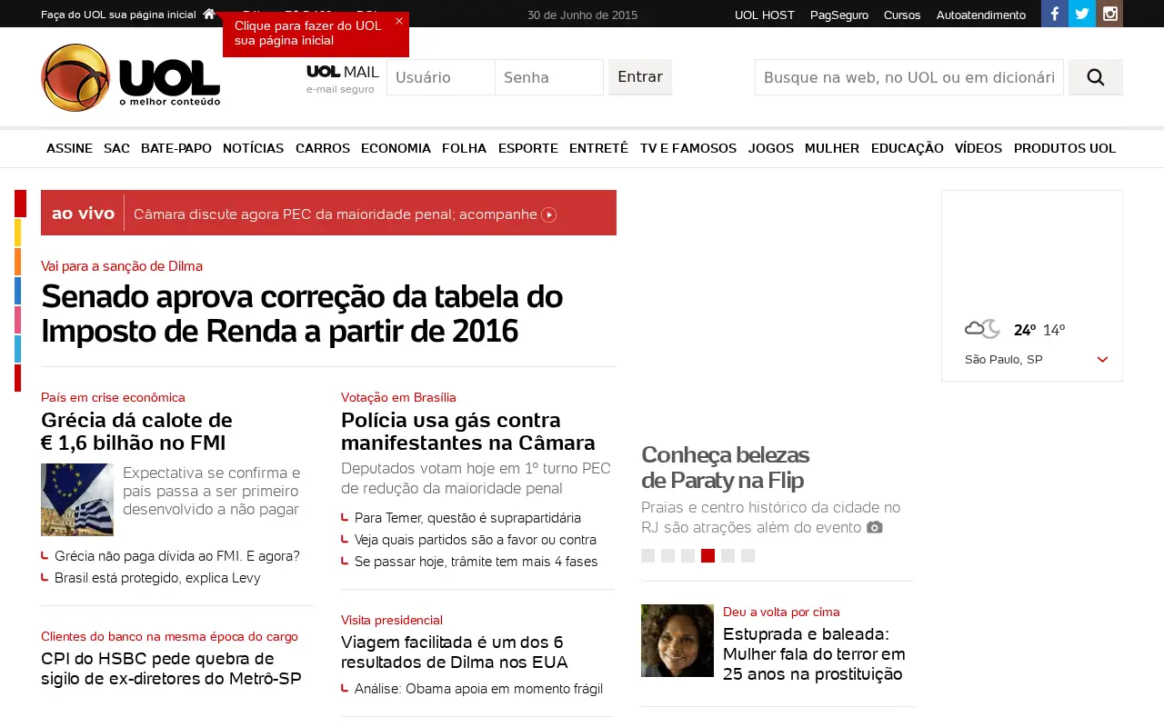 uol.com.br in 2015