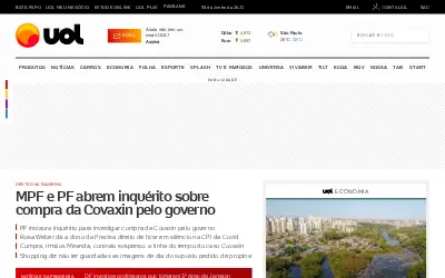 uol.com.br in 2021