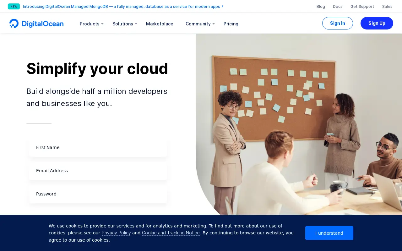 digitalocean.com in 2021