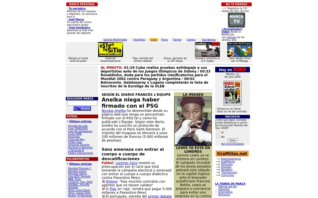 marca.com in 2000