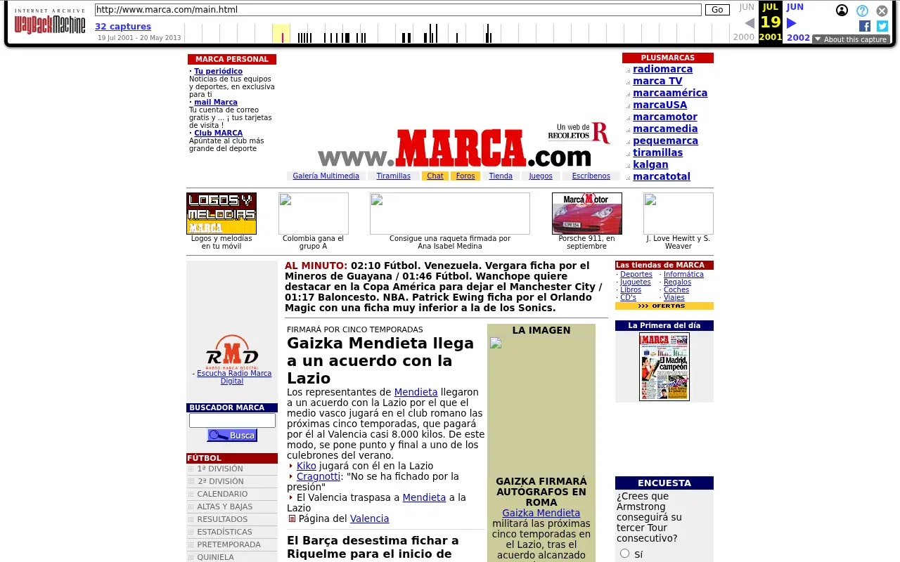 marca.com in 2001