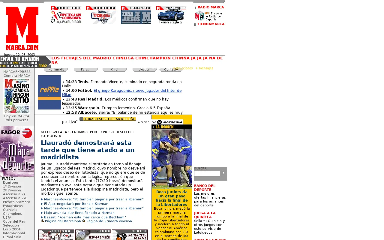 marca.com in 2003