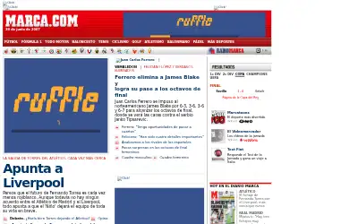 marca.com in 2007