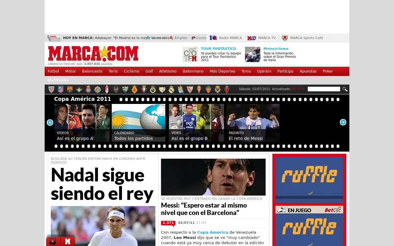 marca.com in 2011