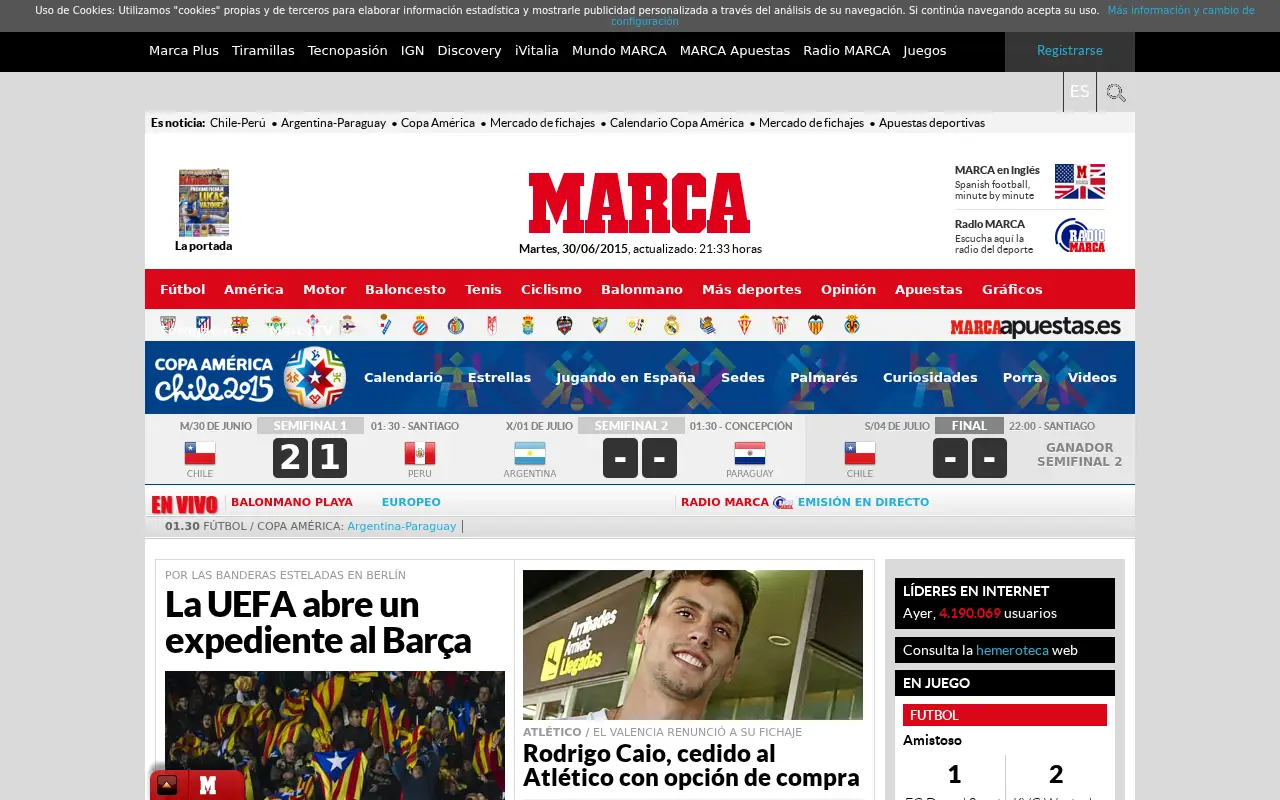 marca.com on June 30, 2015