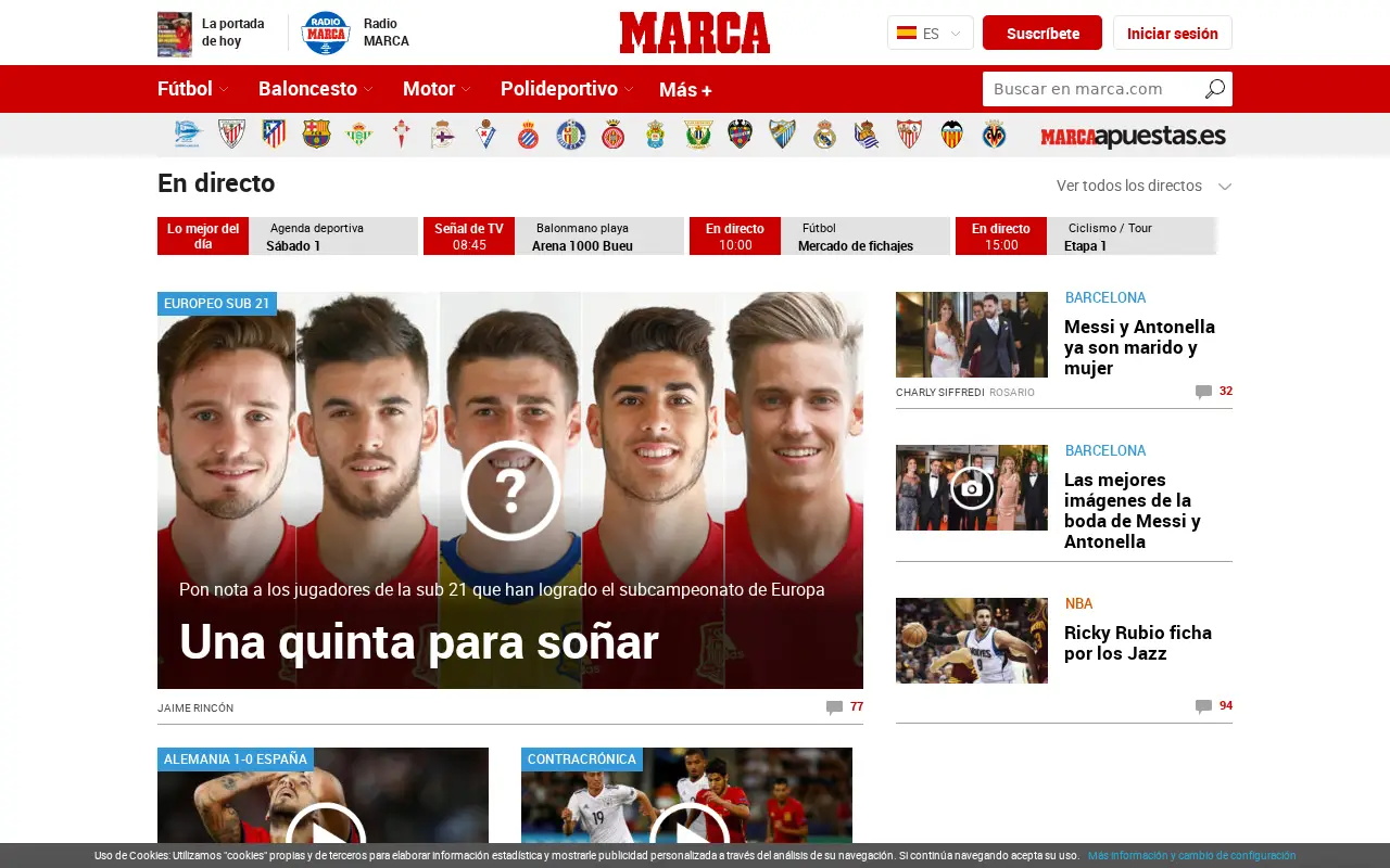 marca.com in 2017