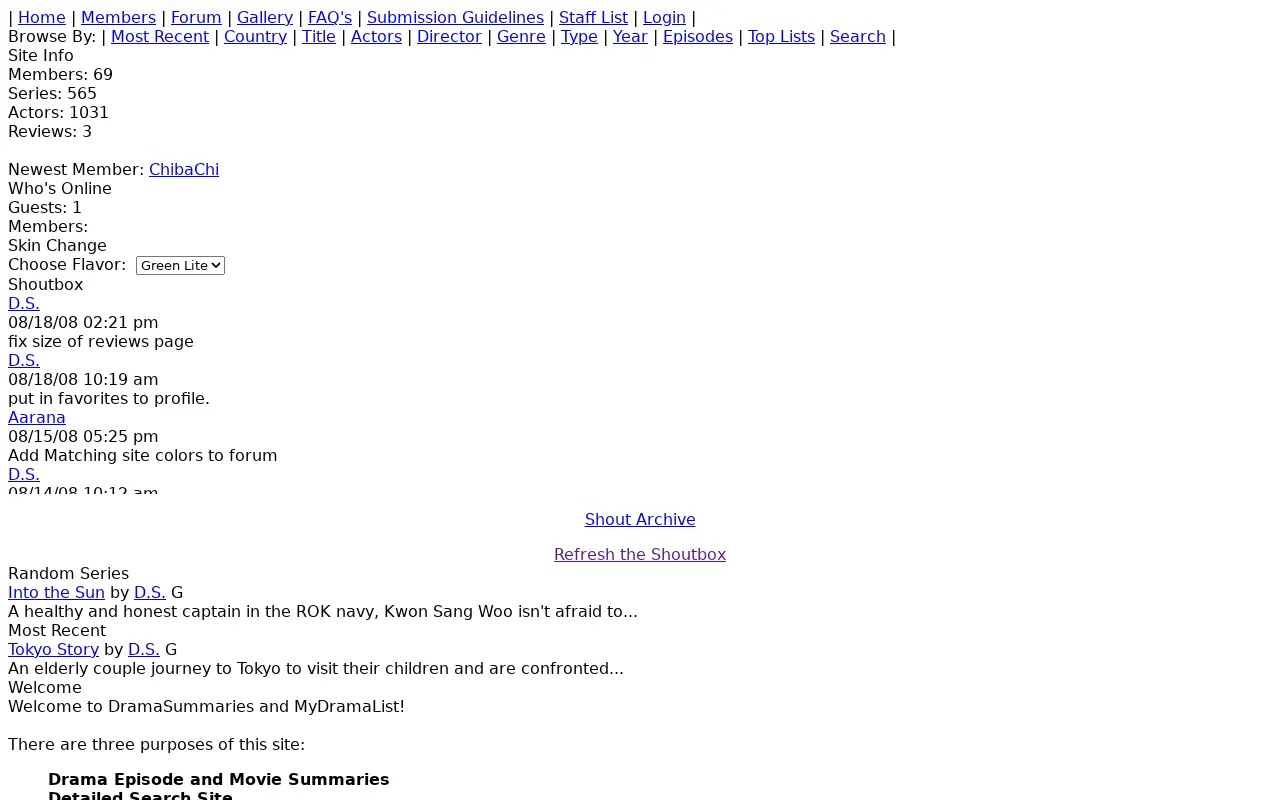 mydramalist.com on September 10, 2008