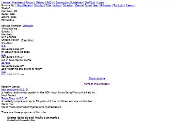 mydramalist.com in 2008