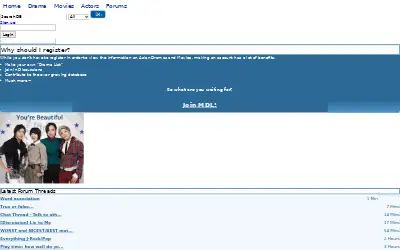 mydramalist.com in 2011