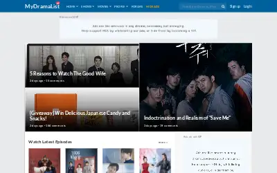 mydramalist.com in 2018