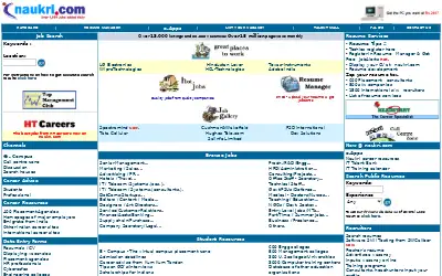 naukri.com in 2001