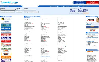naukri.com in 2006