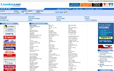 naukri.com in 2007