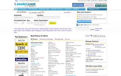 naukri.com in 2011