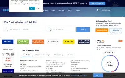 naukri.com in 2020
