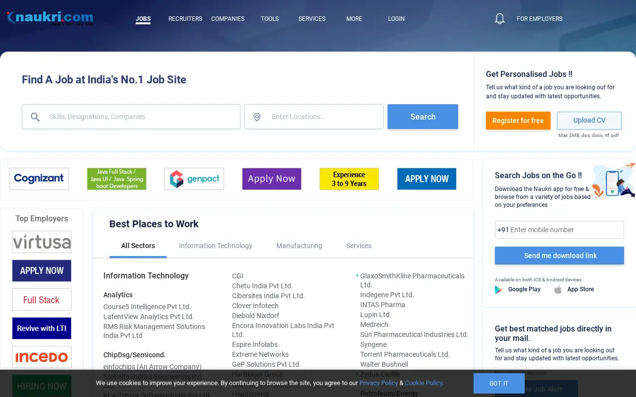 naukri.com in 2021