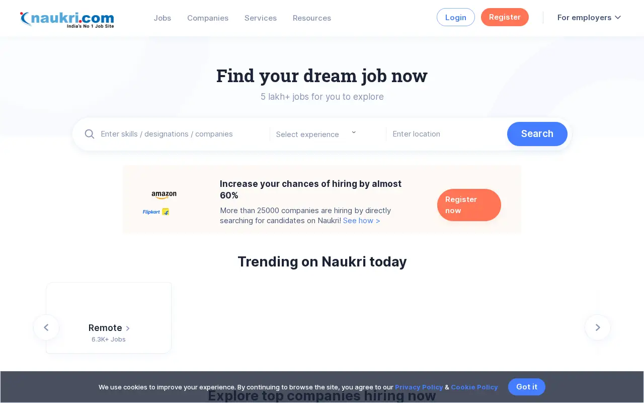 naukri.com in 2022