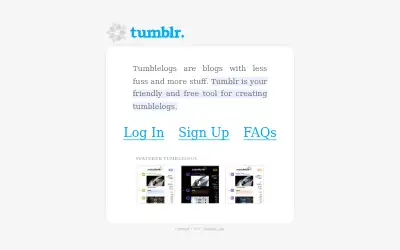 tumblr.com in 2007