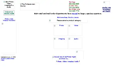 bhphotovideo.com in 1998