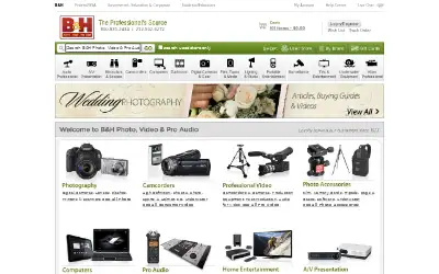 bhphotovideo.com in 2011
