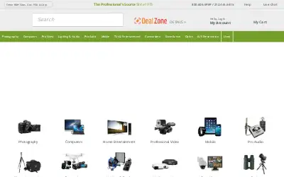 bhphotovideo.com in 2016