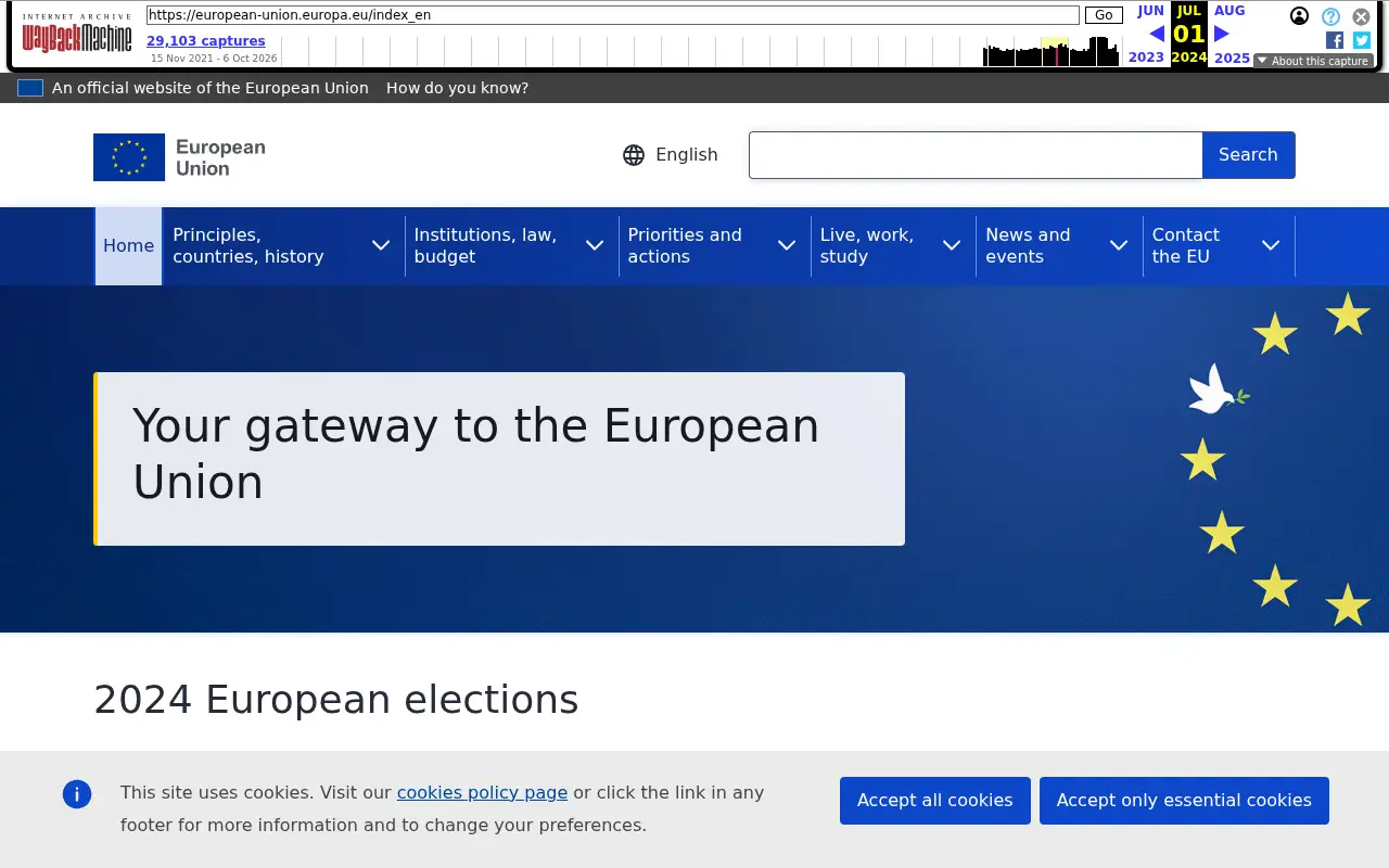 europa.eu in 2024