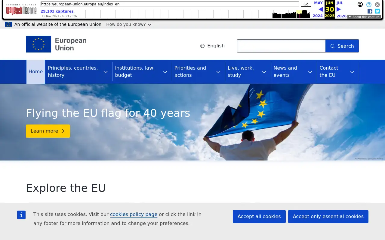 europa.eu in 2025