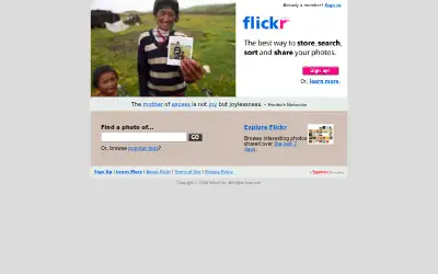 flickr.com in 2006