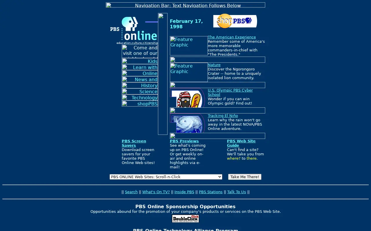 pbs.org in 1998