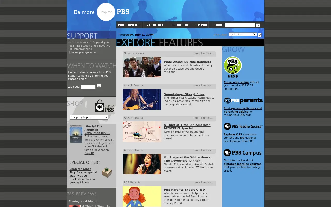 pbs.org in 2004