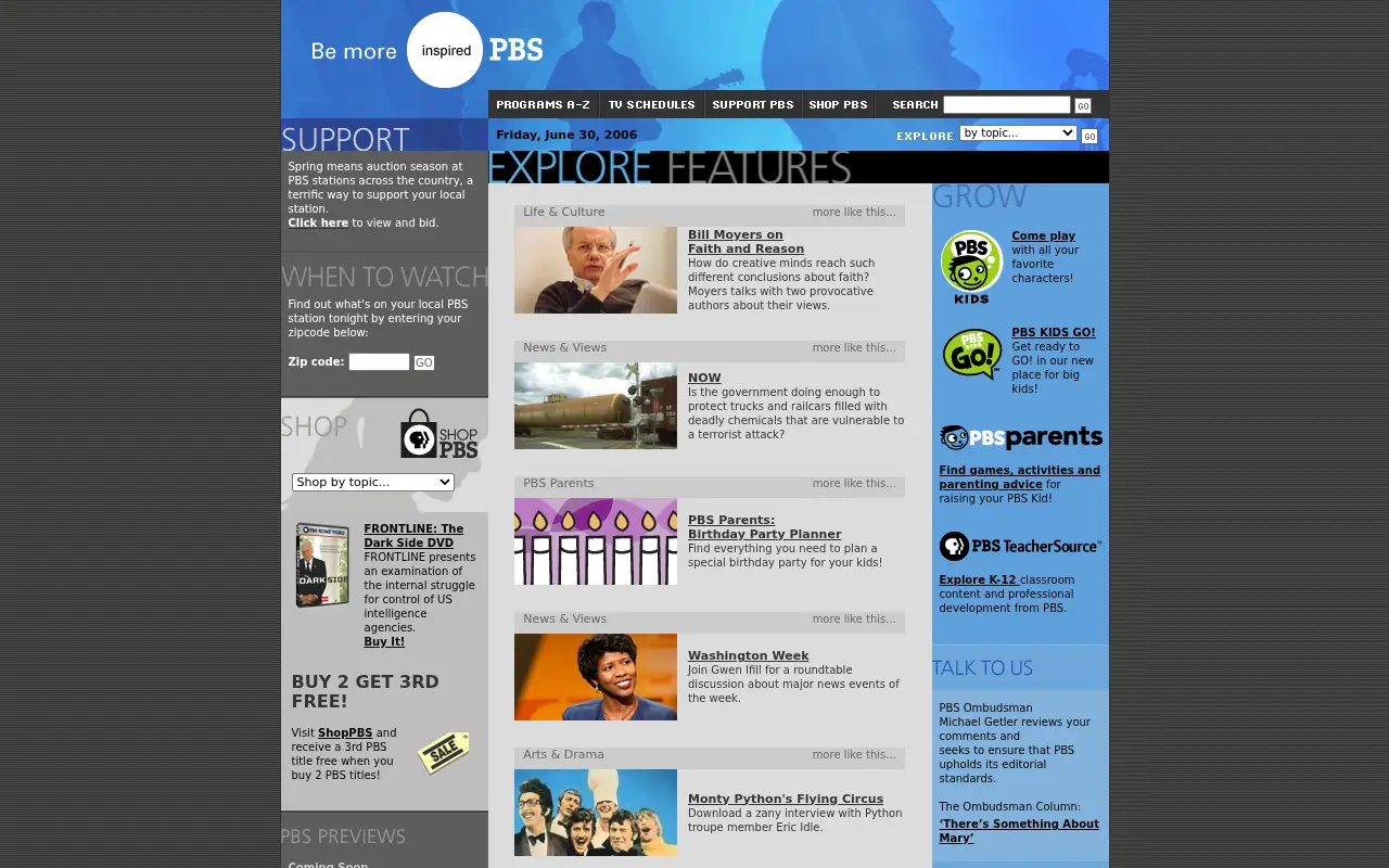pbs.org in 2006