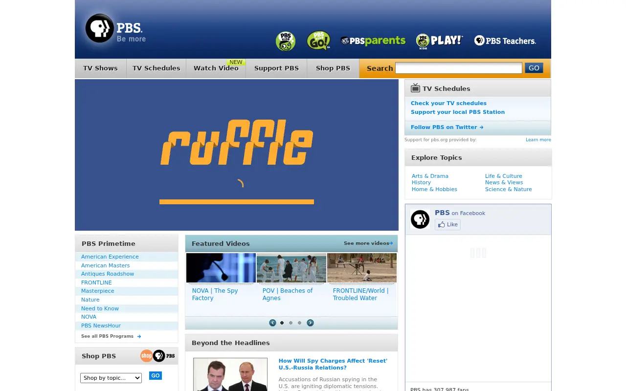 pbs.org in 2010