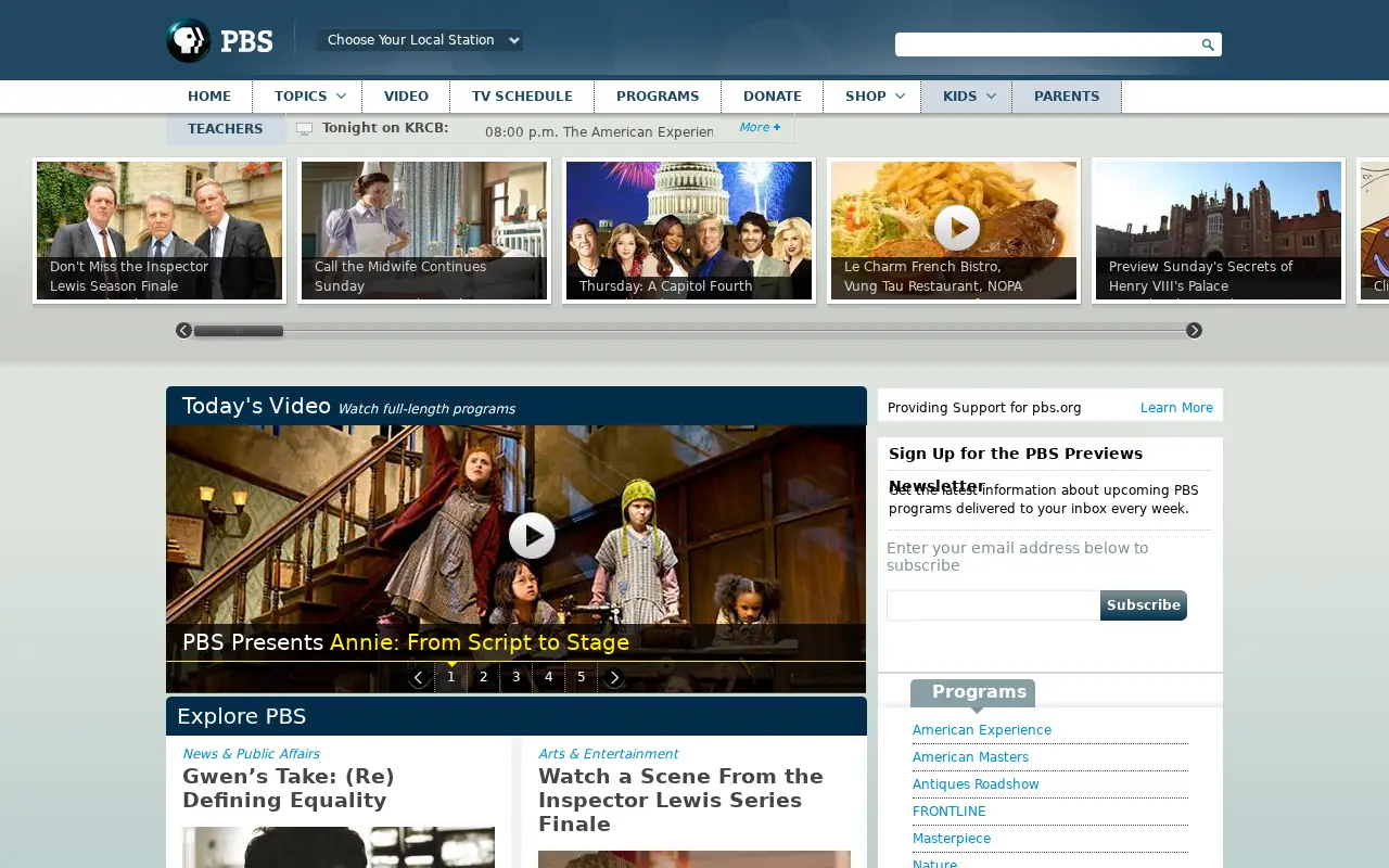 pbs.org in 2013