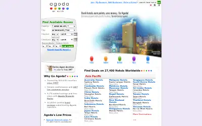 agoda.com in 2007