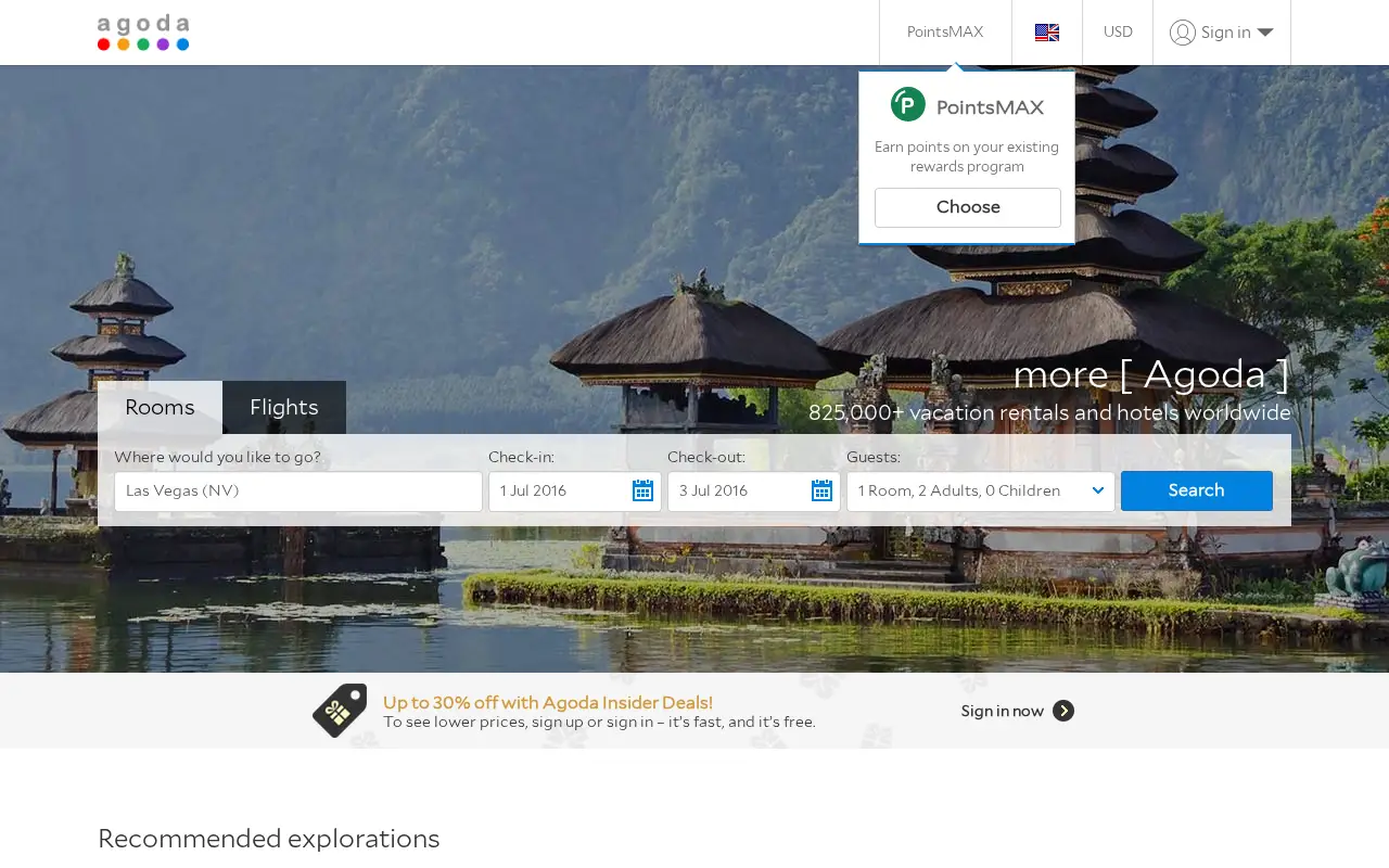 agoda.com in 2016