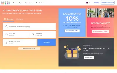 agoda.com in 2018