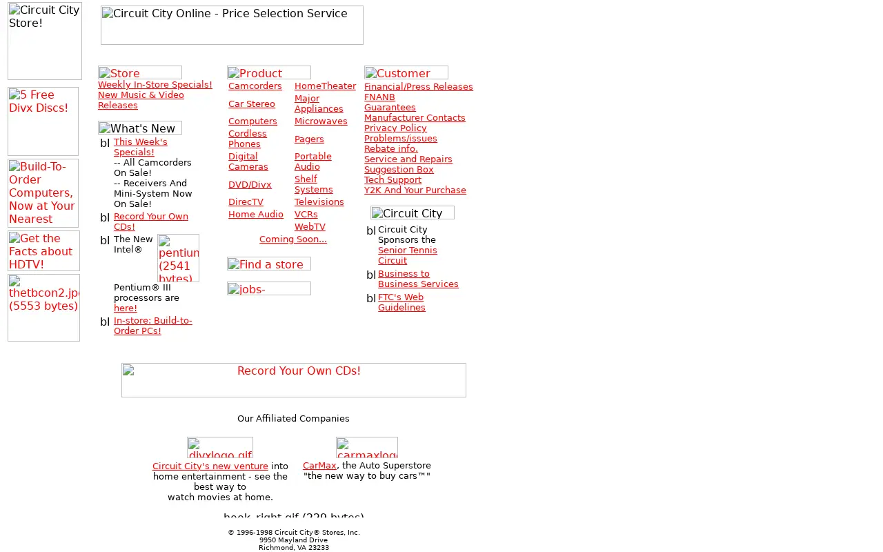 circuitcity.com in 1999