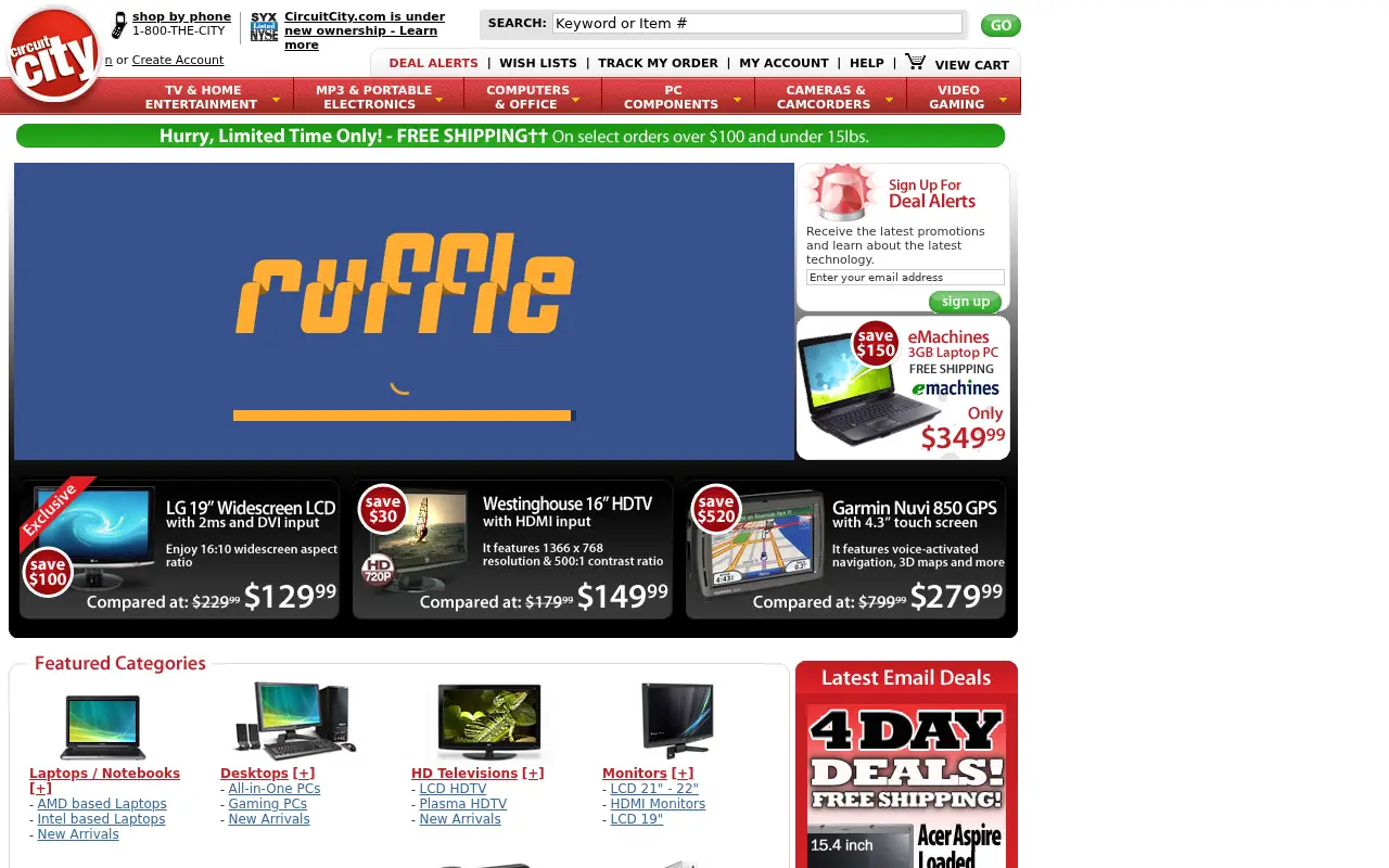 circuitcity.com in 2009