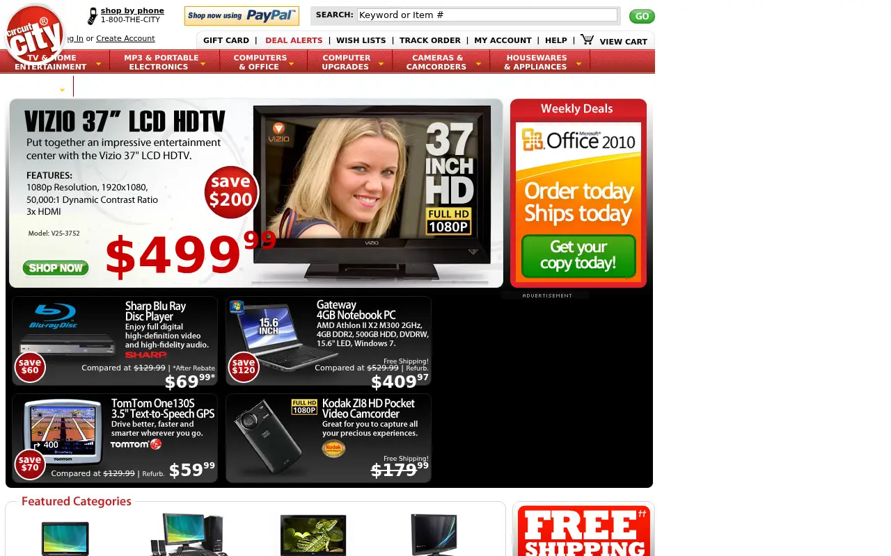 circuitcity.com in 2010