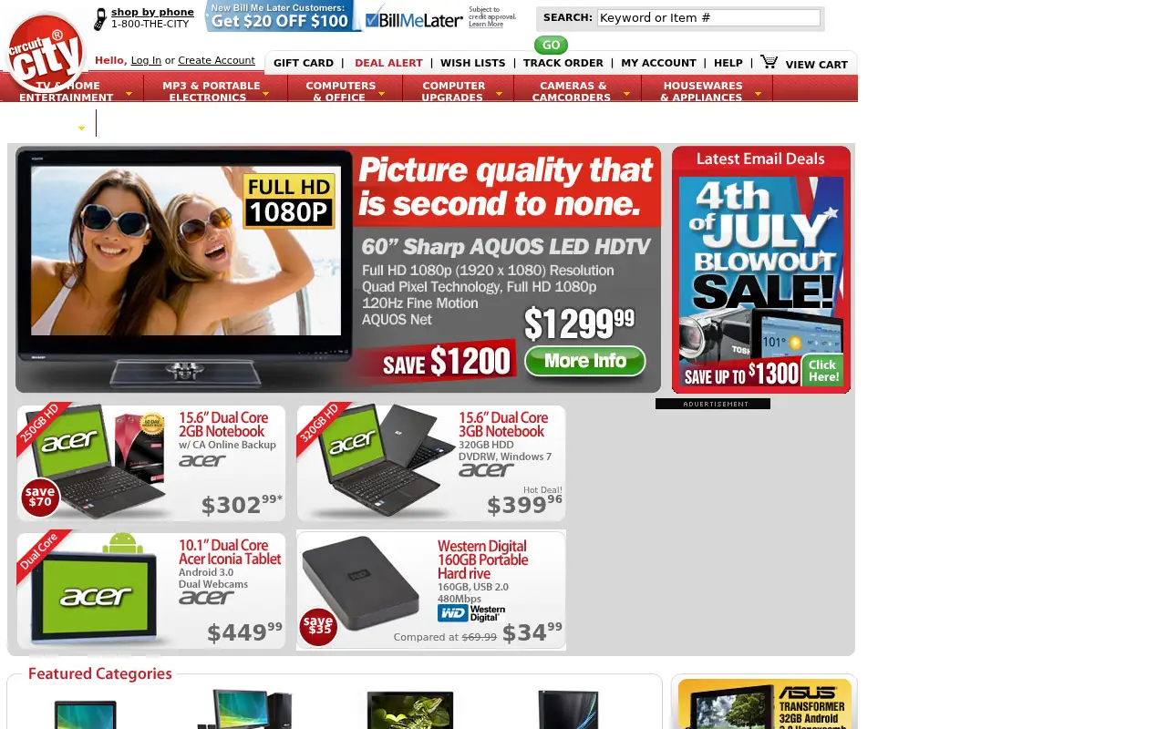 circuitcity.com in 2011