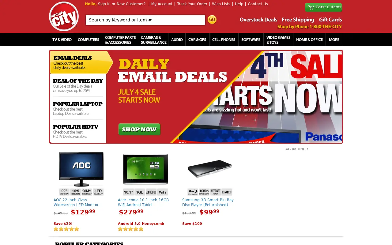 circuitcity.com in 2012