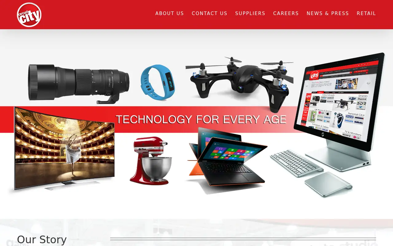 circuitcity.com in 2016